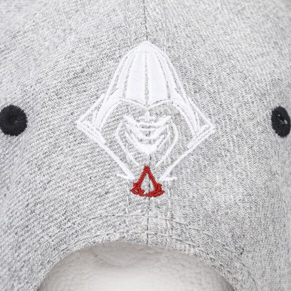 Assassin’s Creed Embroidered Logo Snapback Ball Cap Hat Gray Black 2016 - Picture 6 of 12